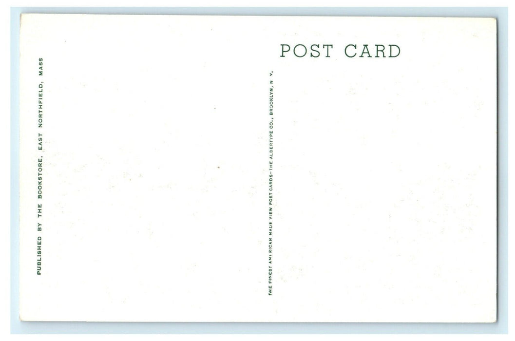 The Connection Valley Northfield Seminary East Northfield Massachusetts Postcard