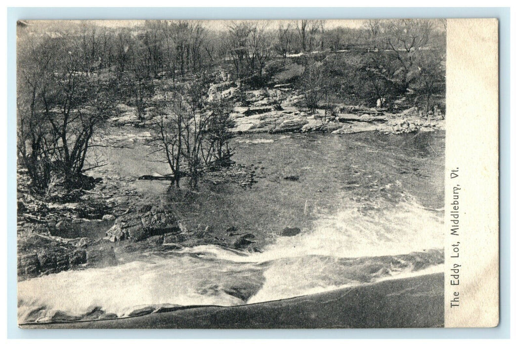 1913 The Eddy Lot, Middlebury, Vermont VT Antique Postcard