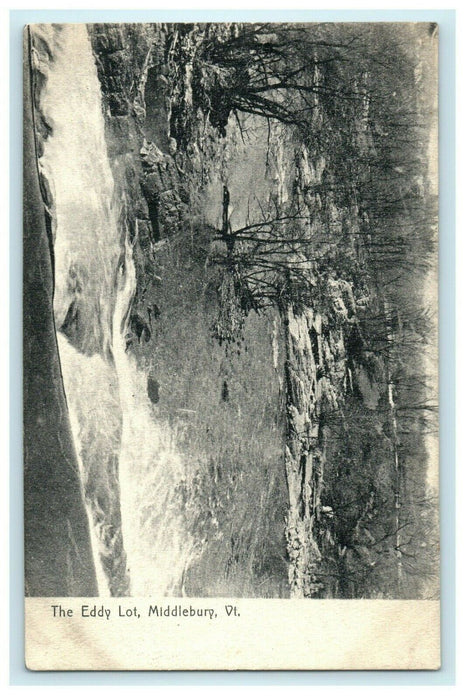 1913 The Eddy Lot, Middlebury, Vermont VT Antique Postcard