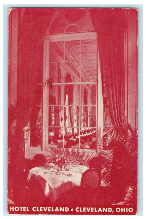 1941 Cleveland Room And Hotel Ohio OH Antique Postcard