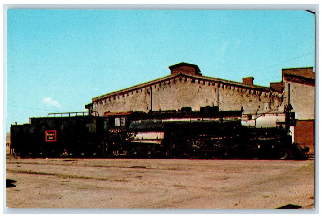 1963 Burlington 5629, Colorado Railroad Museum at Golden, Denver CO Postcard
