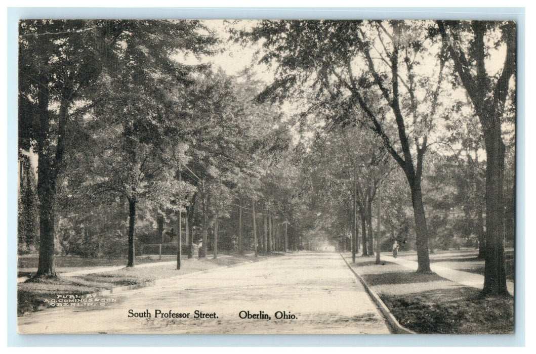 1916 South Professor Street, Oberlin, Ohio OH Posted Antique Postcard