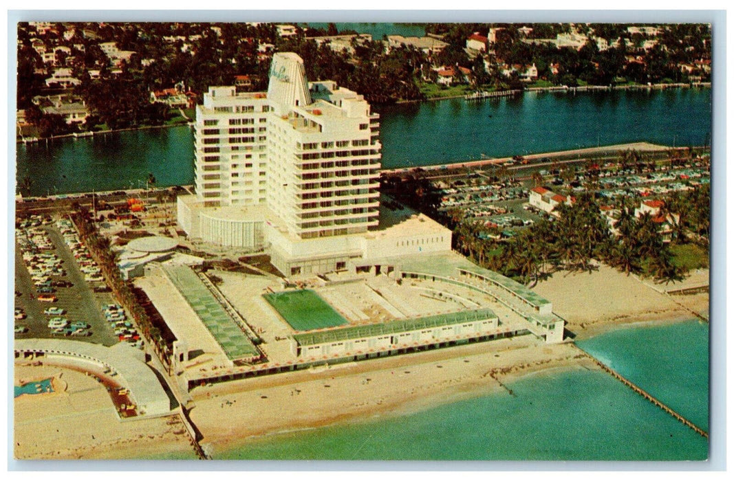 c1960's The New and Beautiful Eden Roc Hotel Miami Beach Florida FL Postcard