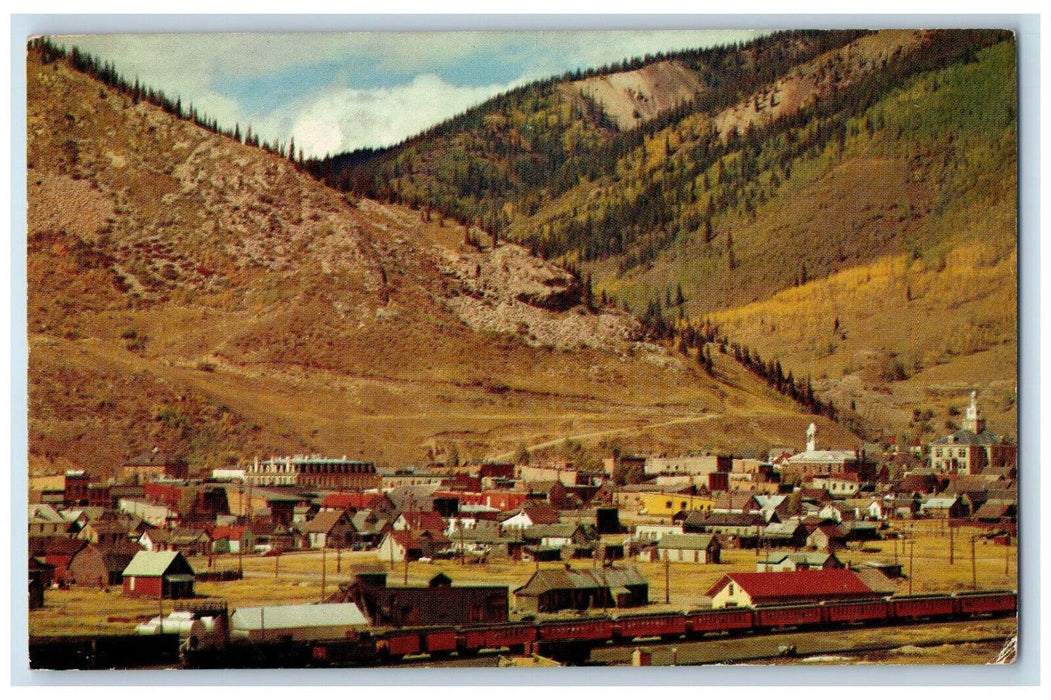 1968 Narrow Gauge Train Trip to Durango, Silverton Colorado CO Postcard