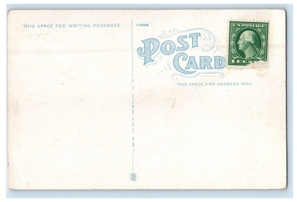 c1920's B. & M. Railroad Station Depot Sanford And Springvale Maine ME Postcard