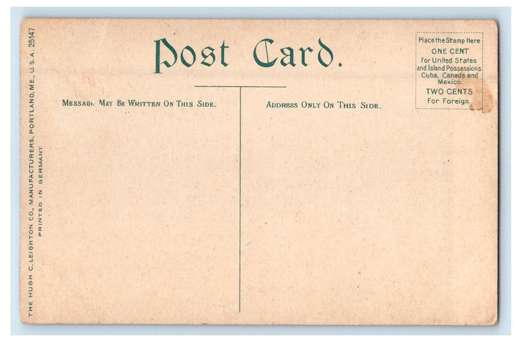 c1910's Lakeport NH, Boston & Maine R. R. Railroad Station Depot Postcard