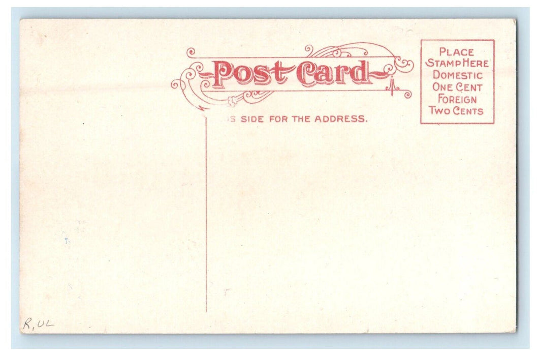 c1910's D. & H. Railroad Train Station Depot Ballston Spa New York NY Postcard