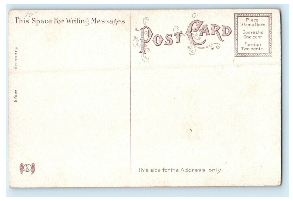 1909 St Paul's Catholic Church View, Worcester, Massachusetts MA Postcard