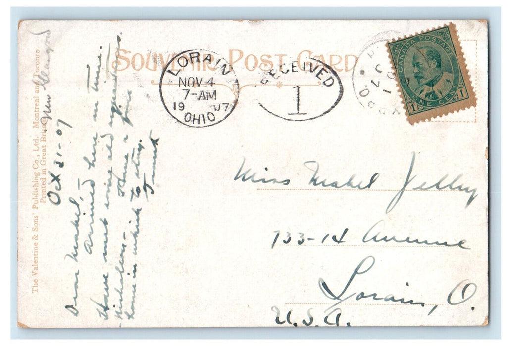 1907 Natural Park Truro Nova Scotia, Canada CA Posted Antique Postcard