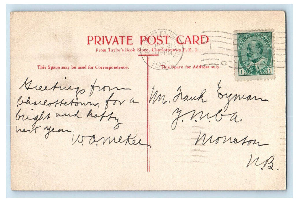1907 Public Buildings Charlottetown Prince Edward Island Canada CA Postcard