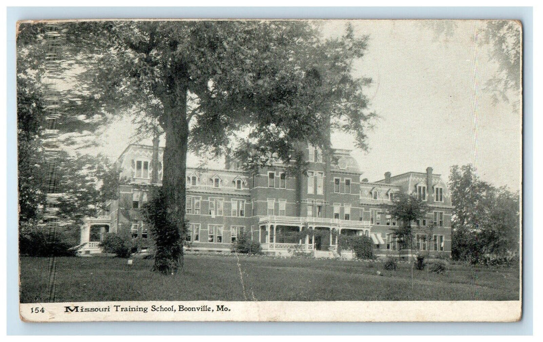 1908 Missouri Training School Building Campus Boonville Missouri MO Postcard