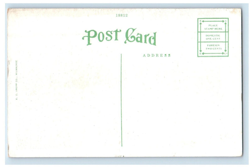 c1910's Railroad Station Depot Fleischmanns Catskill Mts. New York NY Postcard