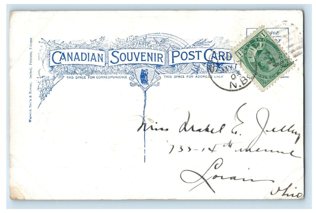 1908 Maple Avenue Sussex New Brunswick Canada CA Foreign Postcard