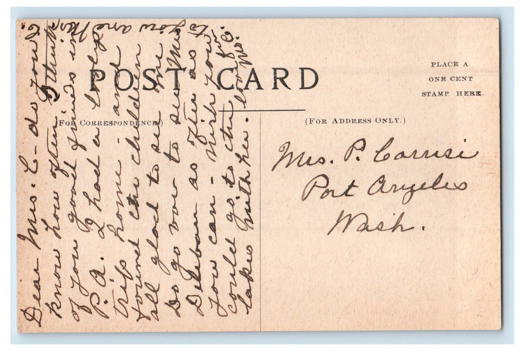 c1910's Masonic Building And Electric Station Conway Massachusetts MA Postcard