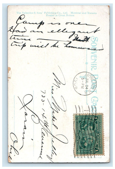 1908 SS Victoria on the St. John New Brunswick Canada CA Foreign Postcard