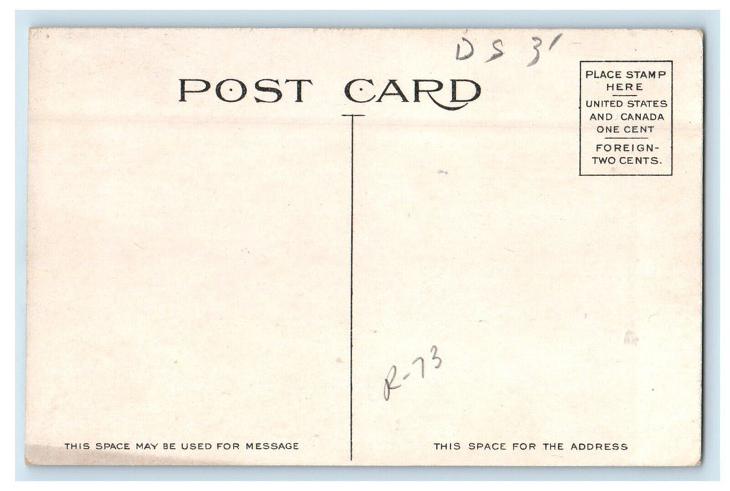 c1910's B & M Station Depot North Adams Massachusetts MA Antique Postcard