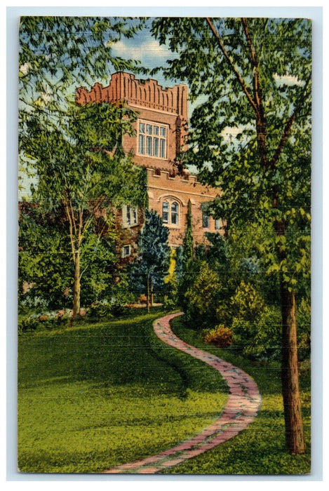 1946 Vista On The Campus University of Colorado Boulder Colorado CO Postcard