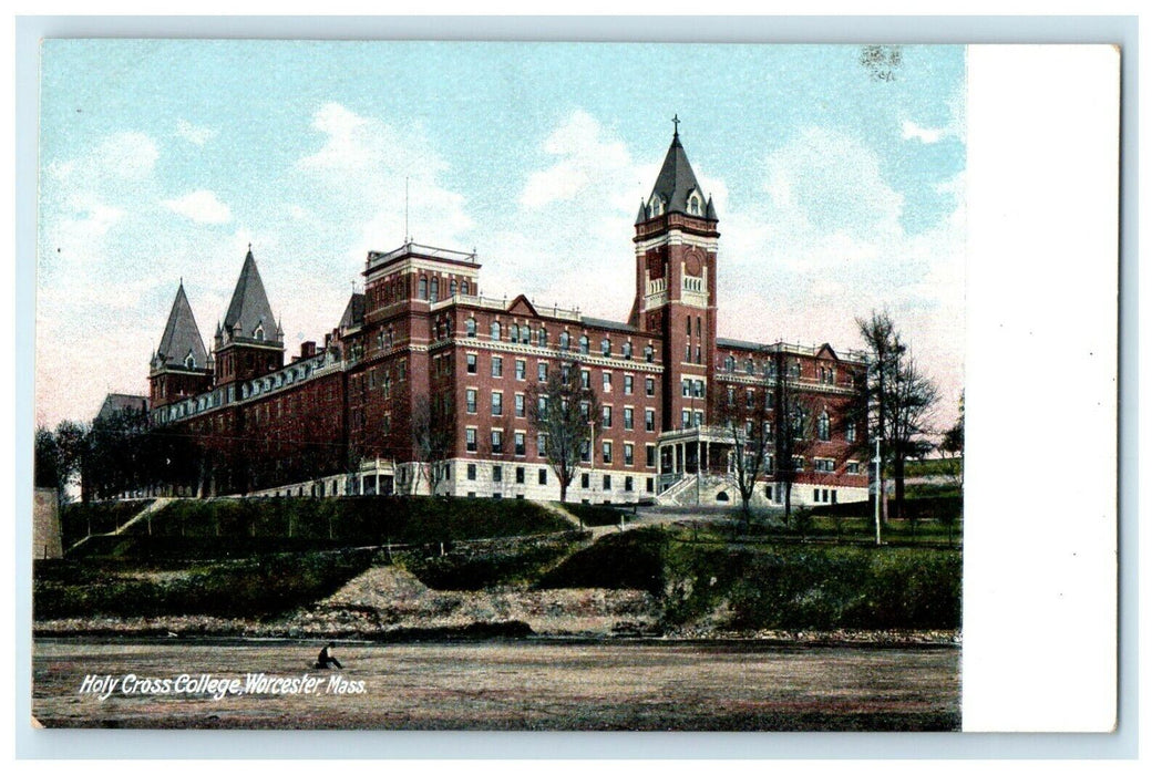 1905 Holy Cross College, Worcester Massachusetts MA Unposted Antique Postcard