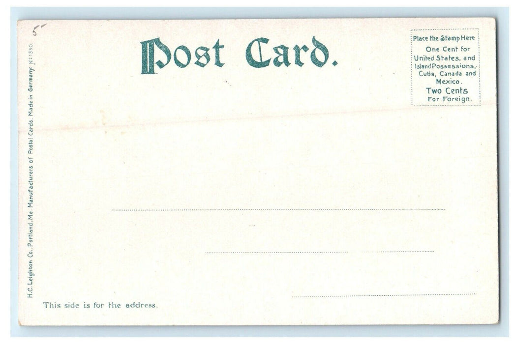 1905 Holy Cross College, Worcester Massachusetts MA Unposted Antique Postcard