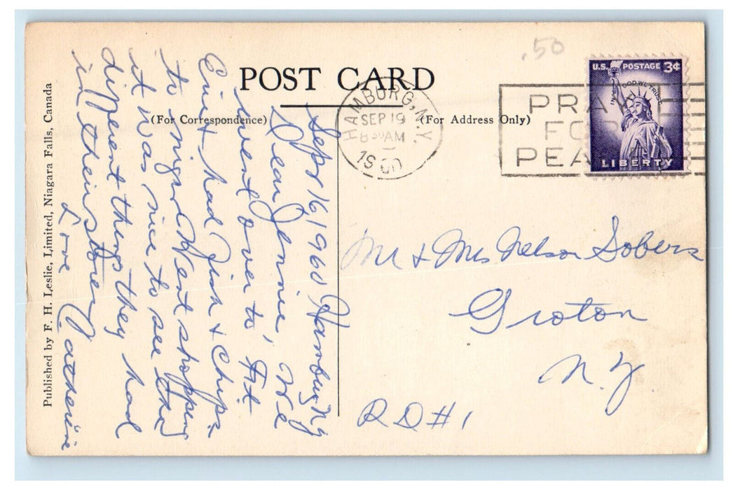 c1920 Entrance to the Revelin Old Fort Erie Ontario Canada CA Postcard