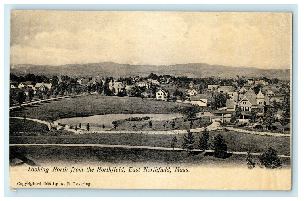 c1905 Looking North From Northfield East Northfield Massachusetts Postcard