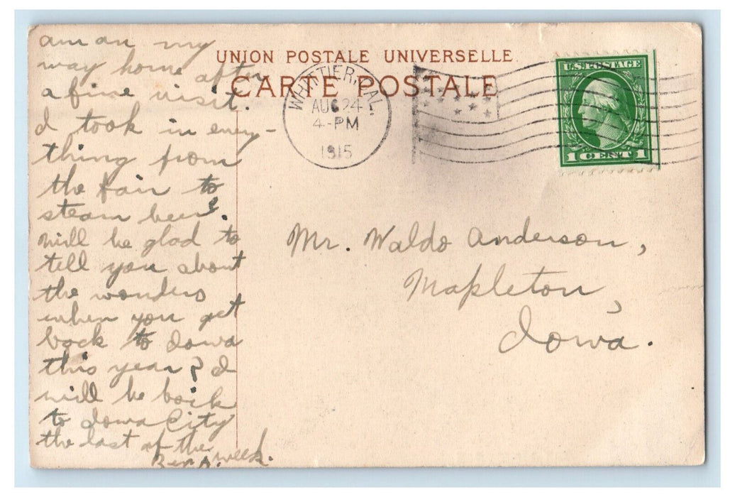 1915 Views of the Argentine Republic San Roque's Dam Cordoba Postcard