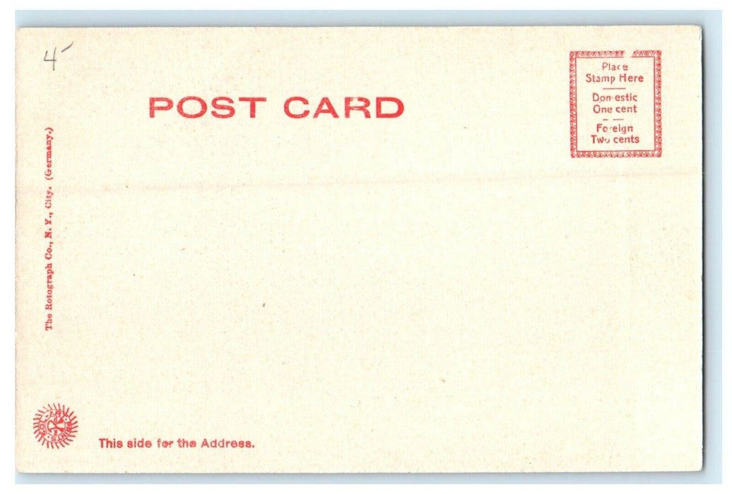 1905 Unitarian Church, Rockland Massachusetts MA Antique Postcard