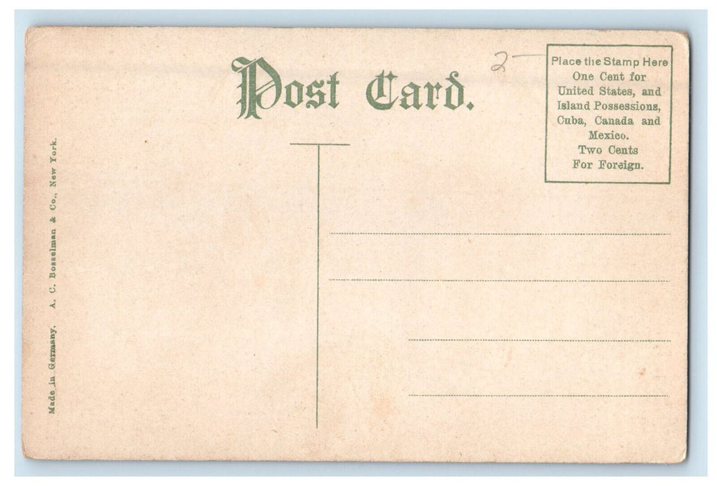 c1910 Building of Elk's Club Sioux City Iowa IA Unposted Antique Postcard