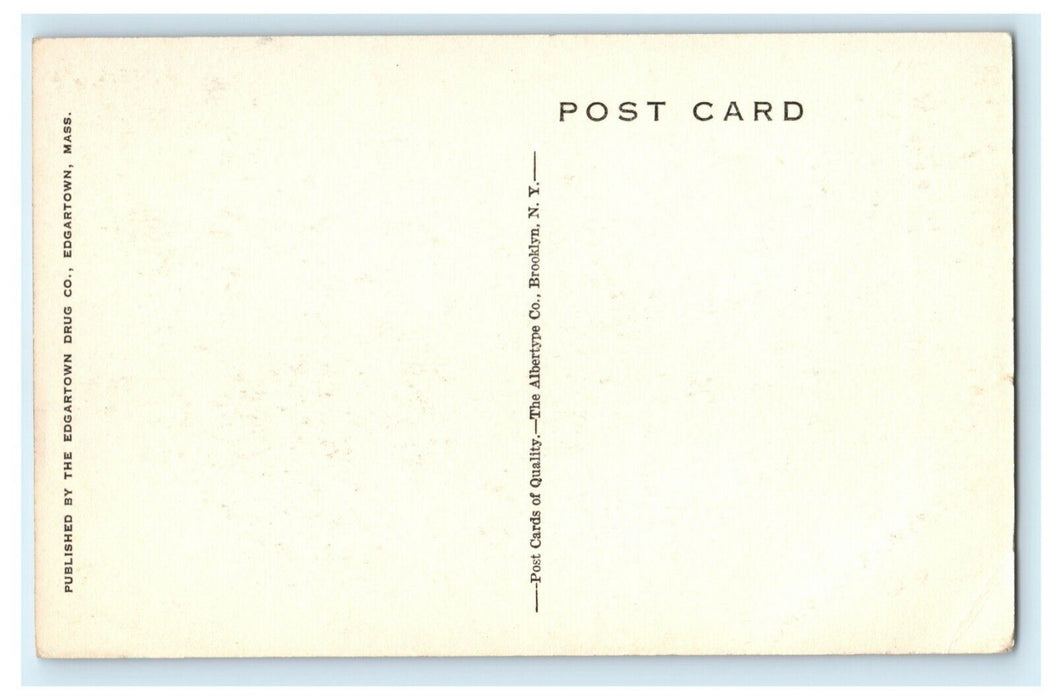 c1930's Veranda Colonial Inn Edgartown Massachusetts MA Unposted Postcard