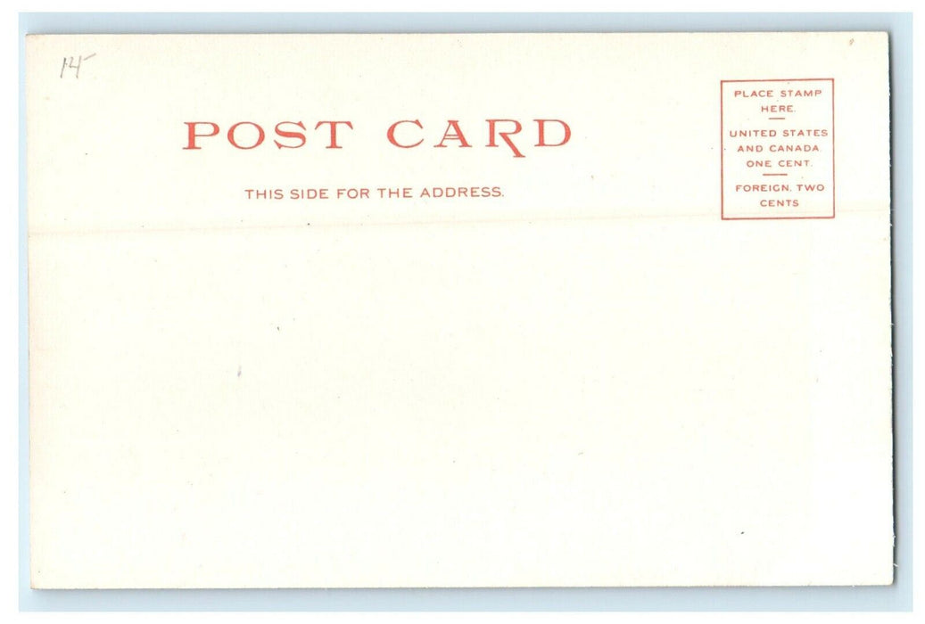 1905 Tranvia and Carriage, Union Station Worcester Massachusetts MA Postcard