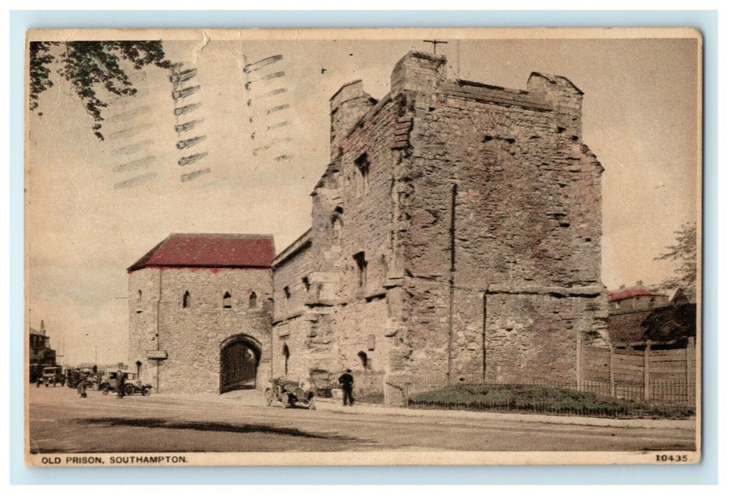 1935 Old Prison Southampton Hampshire England Posted Antique Postcard