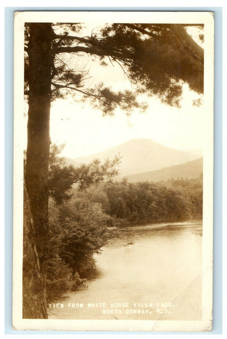 1934 White Horse Villa Farm North Conway New Hampshire NH RPPC Photo Postcard