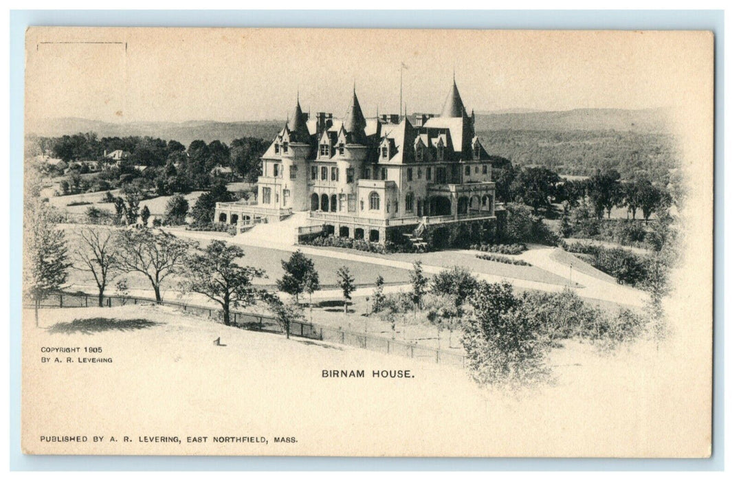 1905 Birnam House East Northfield Massachusetts Unposted Antique Postcard