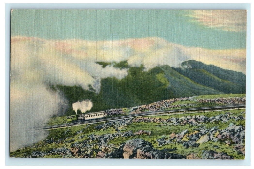 c1940's Cog Railway Mt. Washington New Hampshire NH White Mountains Postcard