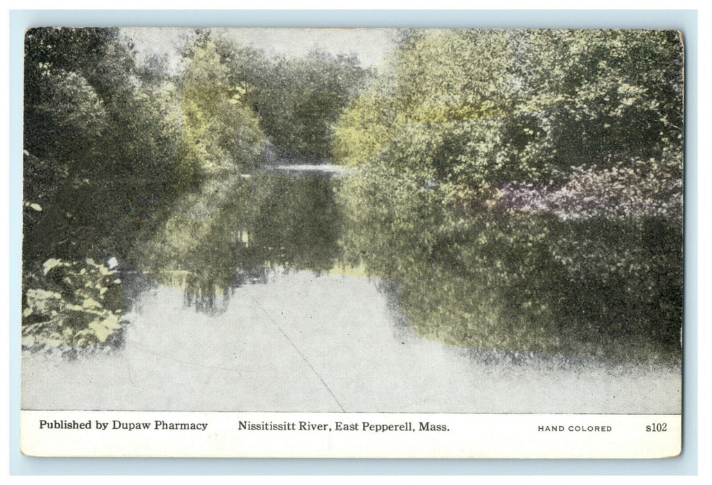 c1910 Nissitissitt River East Pepperell Massachusetts MA Unposted Postcard