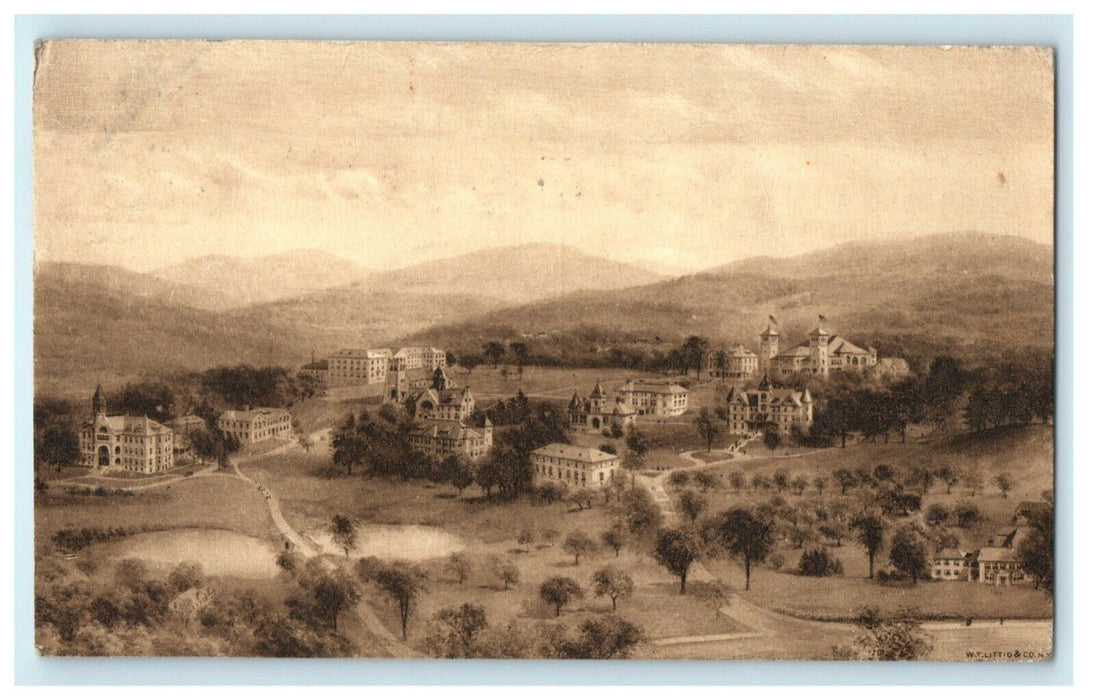1914 Northfield School Seminary East Northfield Massachusetts MA Posted Postcard