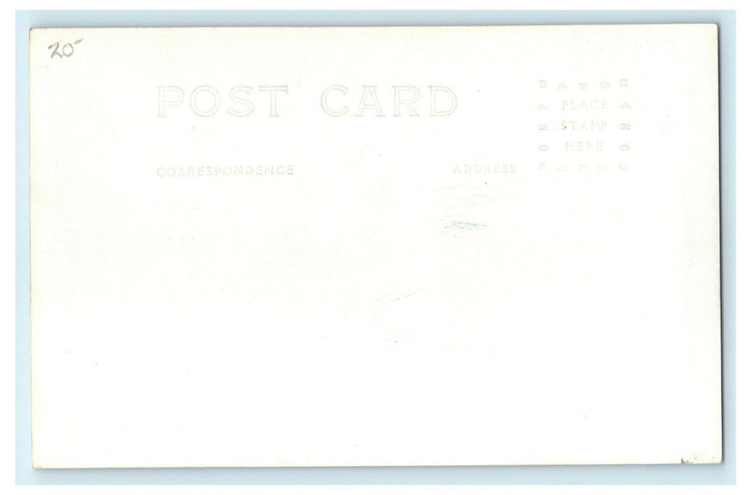 c1930's Public Library Ellsworth Maine ME RPPC Photo Unposted Postcard