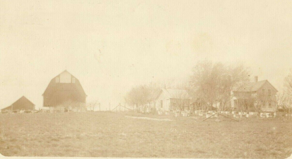 1915 Farm Homestead Northfield Minnesota MN RPPC Photo Postcard
