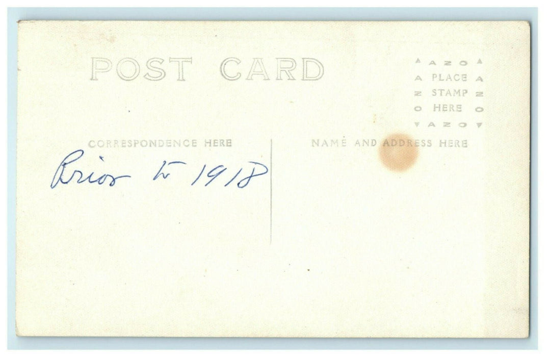 c1915 Bird's Eye View Business Area Aberdeen Washington WA RPPC Photo Postcard