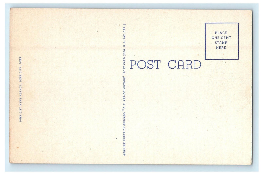 c1940s Children's Hospital, Iowa City, Iowa IA Unposted Vintage Postcard