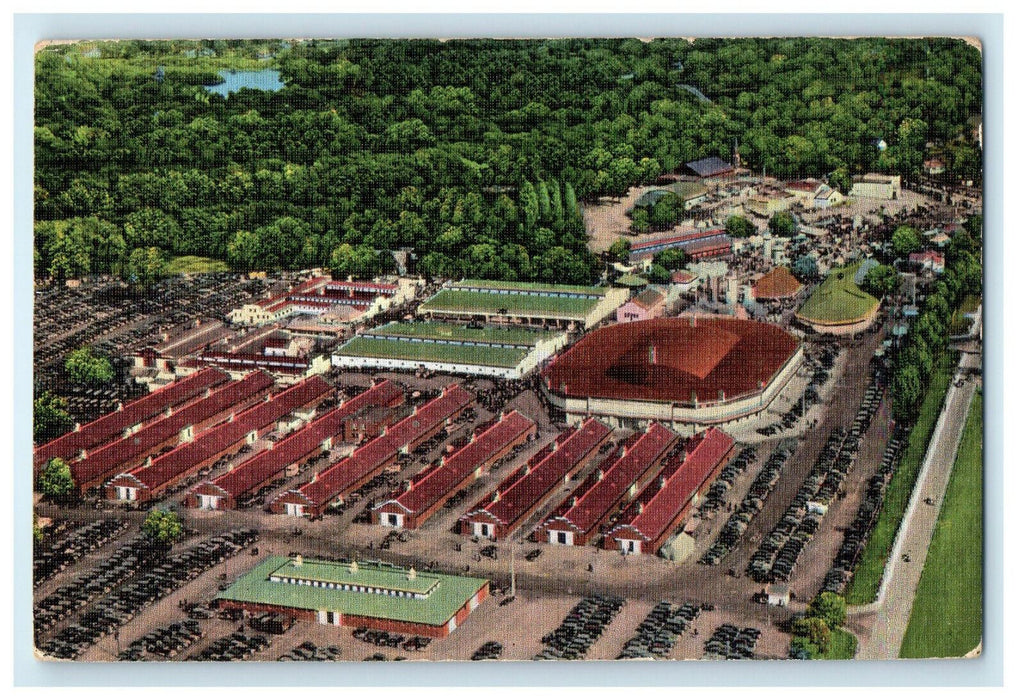 c1940s General View Dairy Cattle Congress Waterloo Iowa IA Unposted Postcard