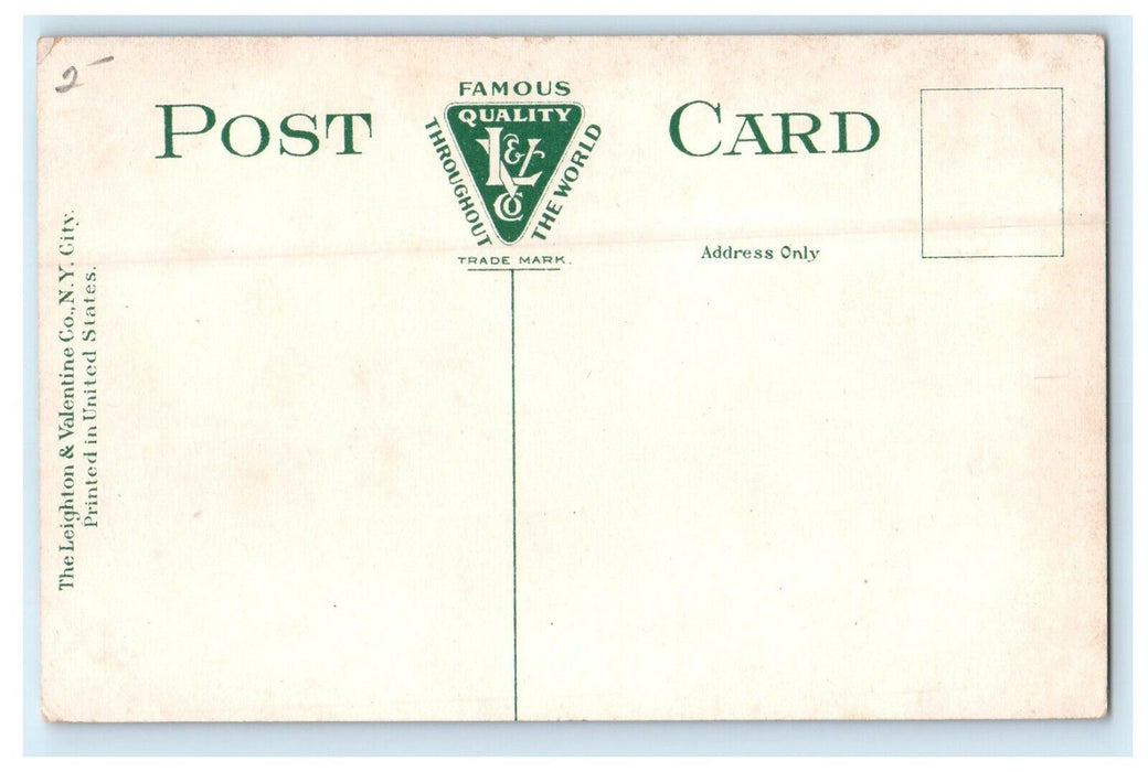 c1913 Cleeves Monument, Eastern Promenade, Portland, Maine ME Postcard