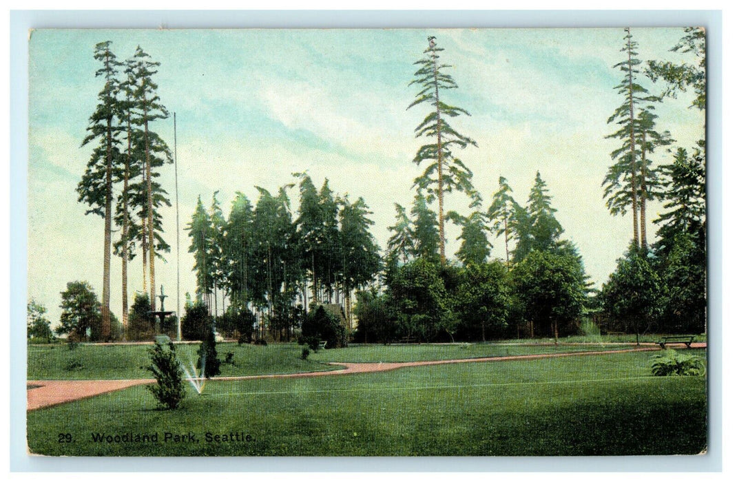 c1910 Woodland Park Seattle Washington WA Unposted Antique Postcard