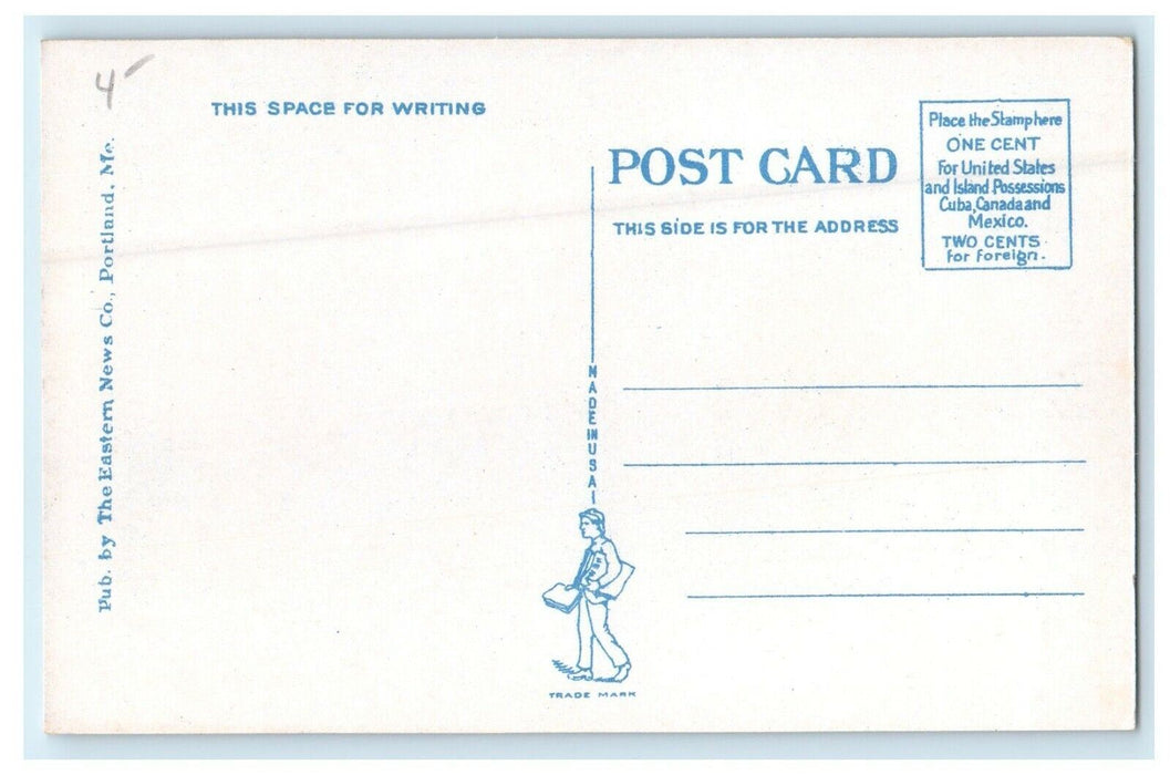 c1920s St. Barnabus Hospital, Woodford's District, Portland Maine ME Postcard
