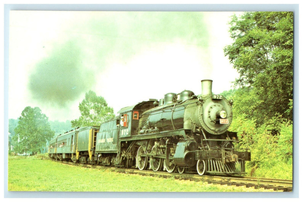 Canadian Pacific 972, Lehigh and Hudson River Railroad New Jersey NJ Postcard