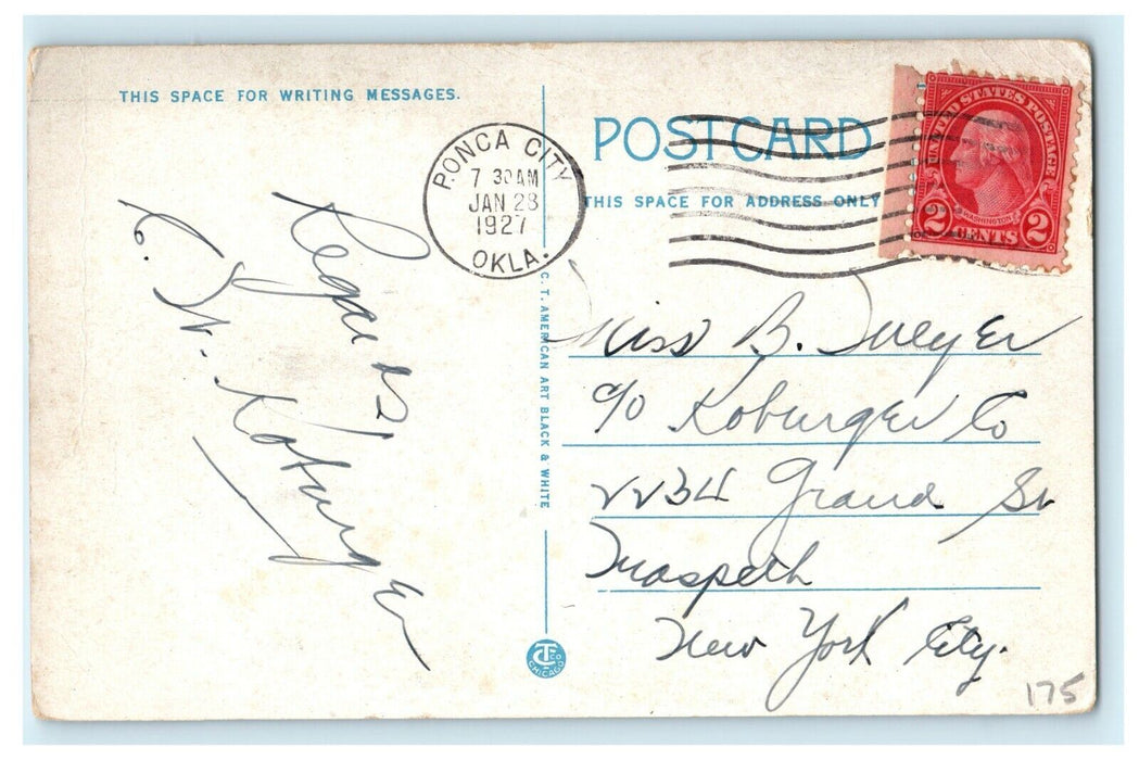 1927 Residence of E.W. Marland, Ponca City Oklahoma OK Vintage Postcard