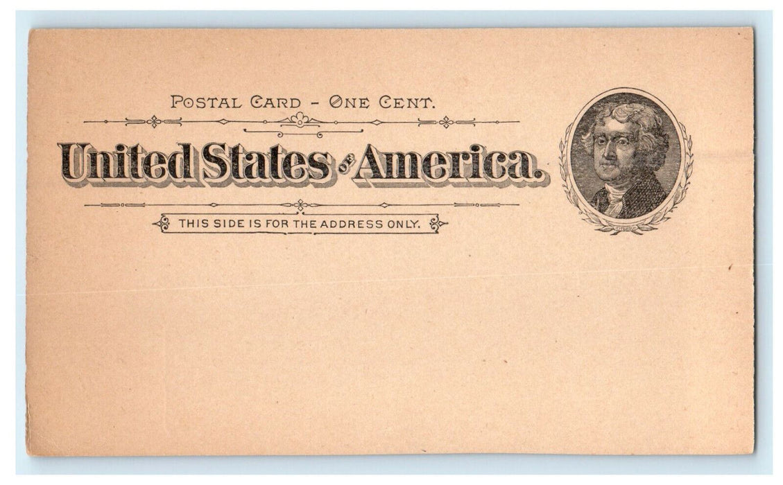 1898 Atlantic Coast Building and Loan Association Atlantic City NJ Postcard