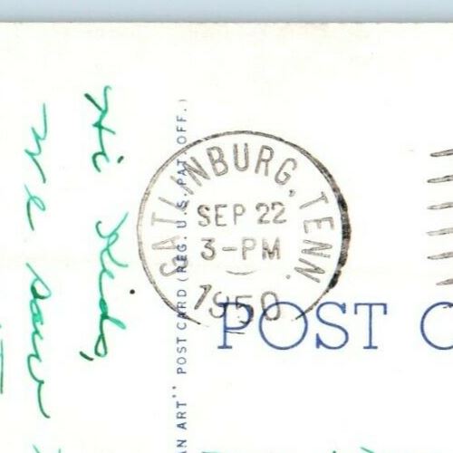 1950 Scenic View Cumberland Falls State Park Southeastern KY Waterfall Postcard