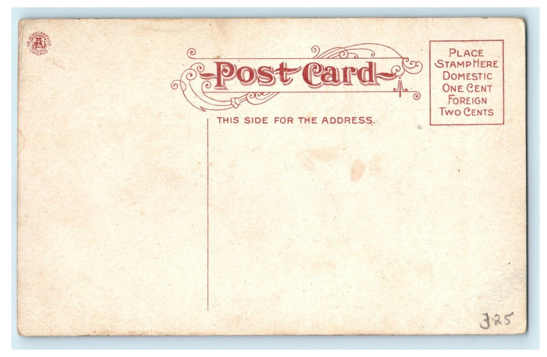 1937 Car Parked in South Street, Waterloo, Iowa IA Vintage Postcard