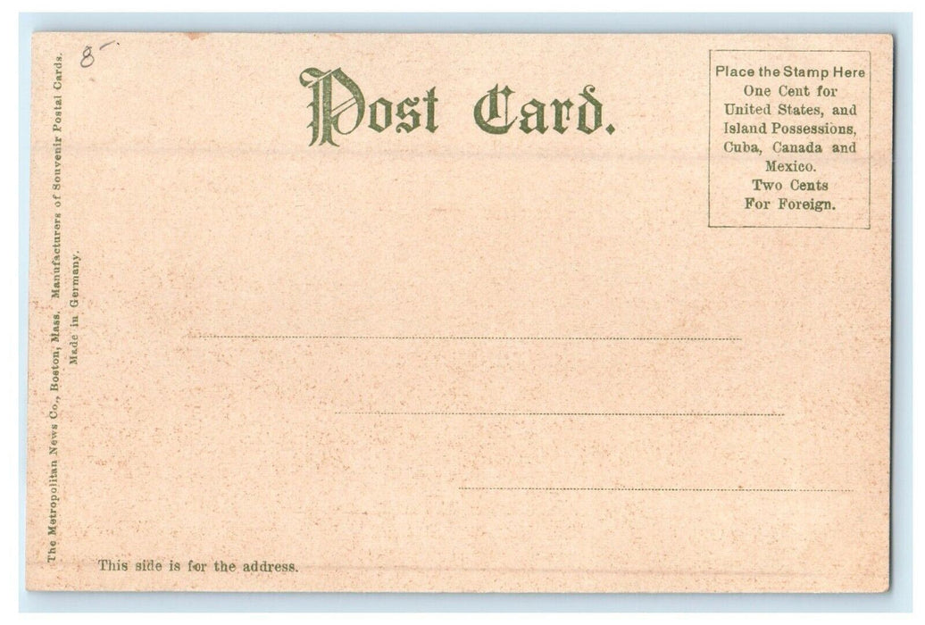1906 The Quincy Manual Training School, Maine ME Antique Unposted Postcard